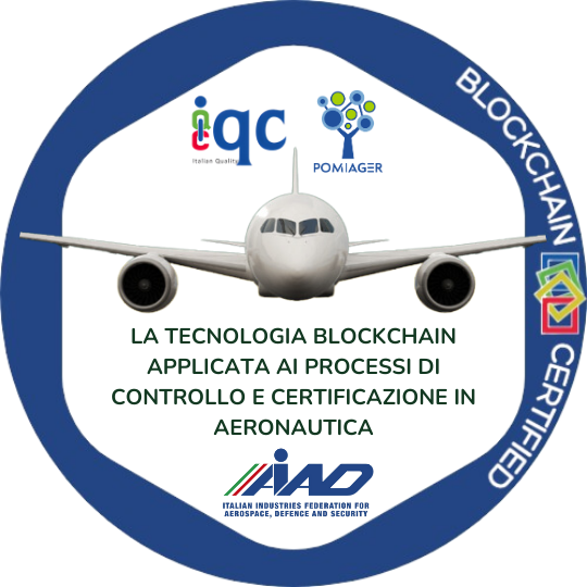 LA TECNOLOGIA BLOCKCHAIN APPLICATA AI PROCESSI DI CONTROLLO E CERTIFICAZIONE IN AERONAUTICA